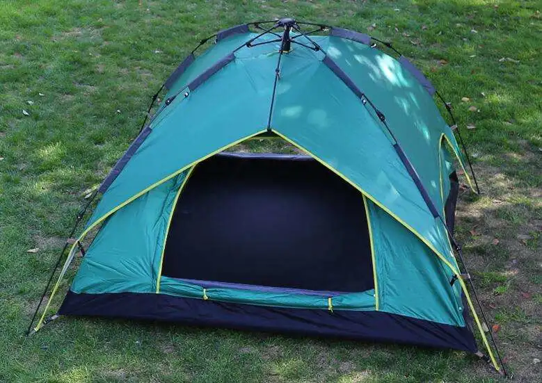 OEM Outdoor Picnic 3- 4 Persons Waterproof Automatic Pop up Instant Double Layer Beach Camping Tents