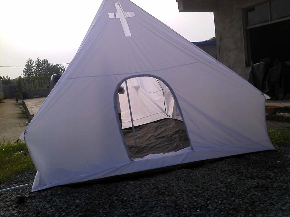 Spike Teepee Waterproof Huge White Church Camping Tent