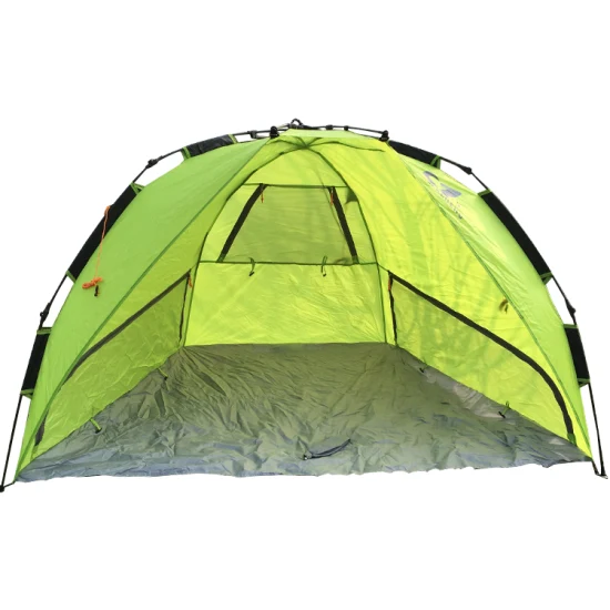 Tenda da spiaggia con ombrellone e riparo solare portatile, tenda da spiaggia con ombra pop-up istantanea automatica